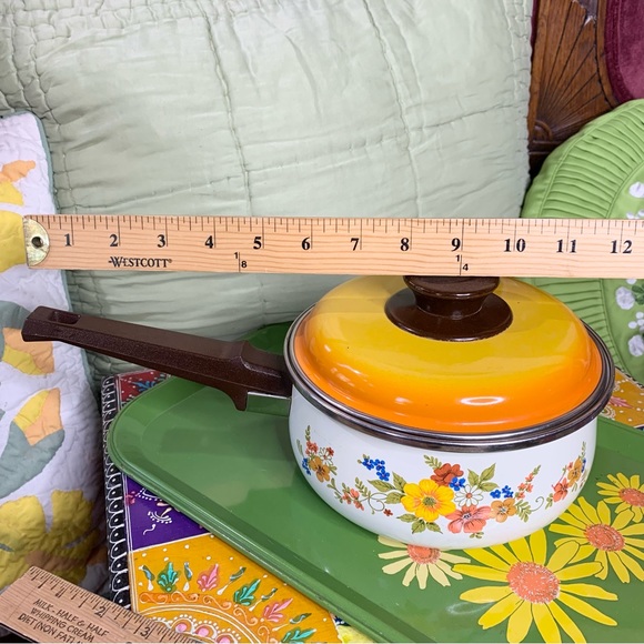 70s JMP Sweet Flowers Saucepan - Picture 8 of 10